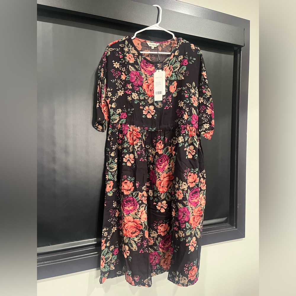 NWT Buy Kud Boho Floral Dress
